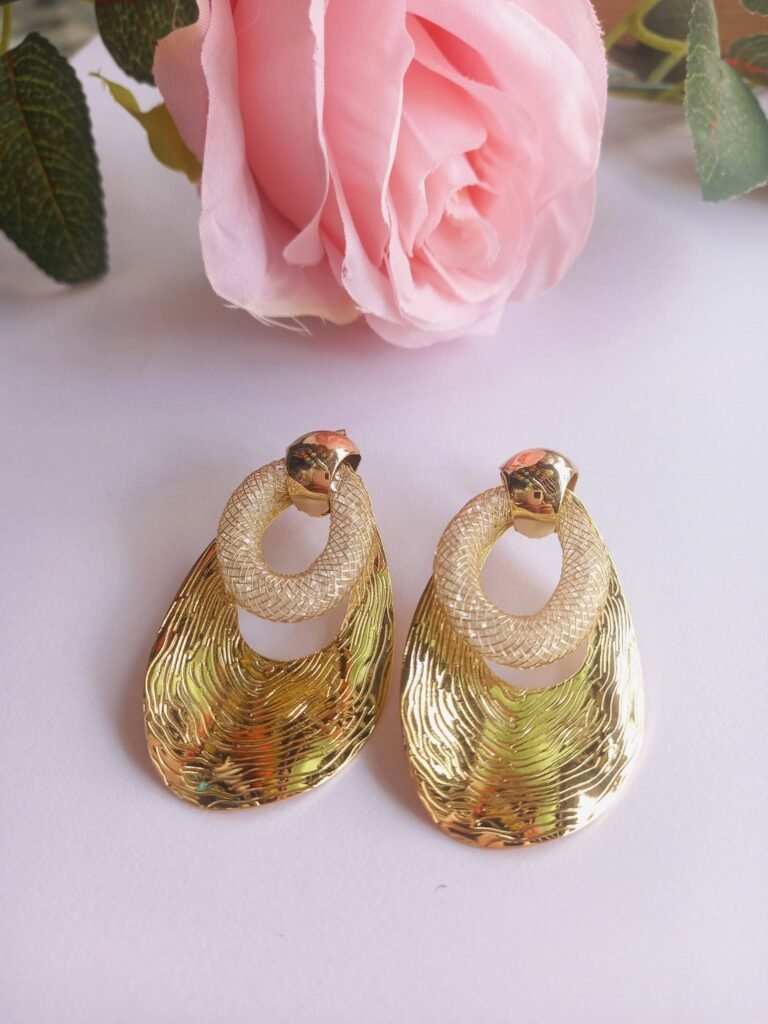 Aretes en rodio